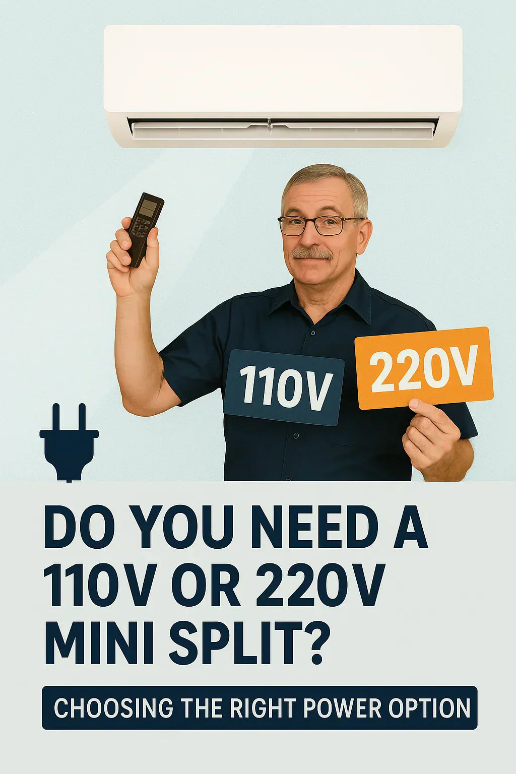 Do You Need a 110V or 220V Mini Split? Choosing the Right Power Option