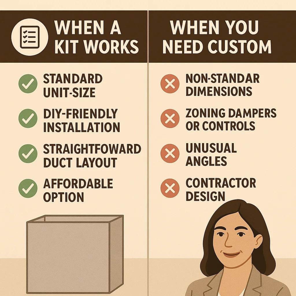 Do You Need a Custom Plenum or Will a Kit Work?