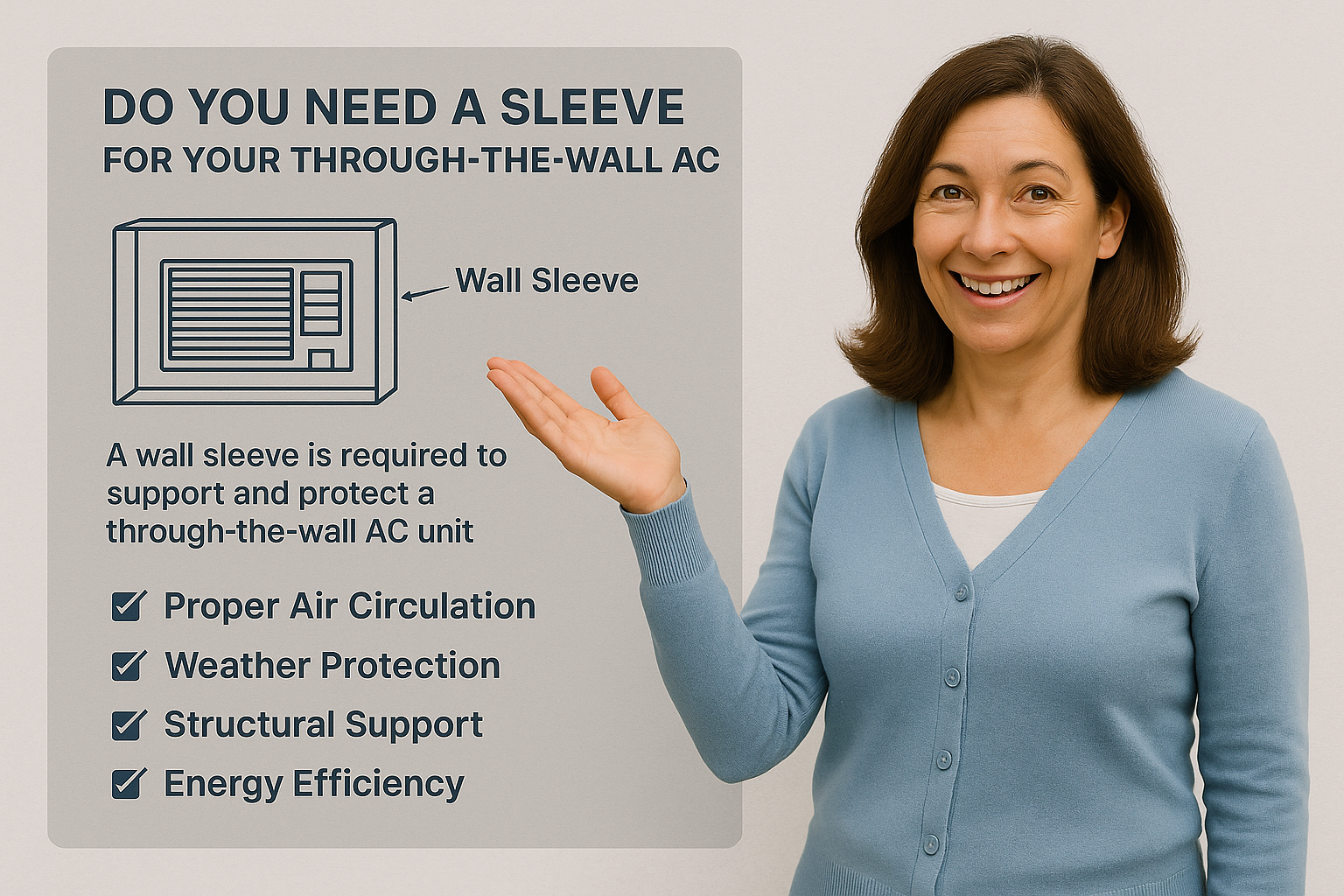 Do You Need a Sleeve for Your Through-the-Wall AC?