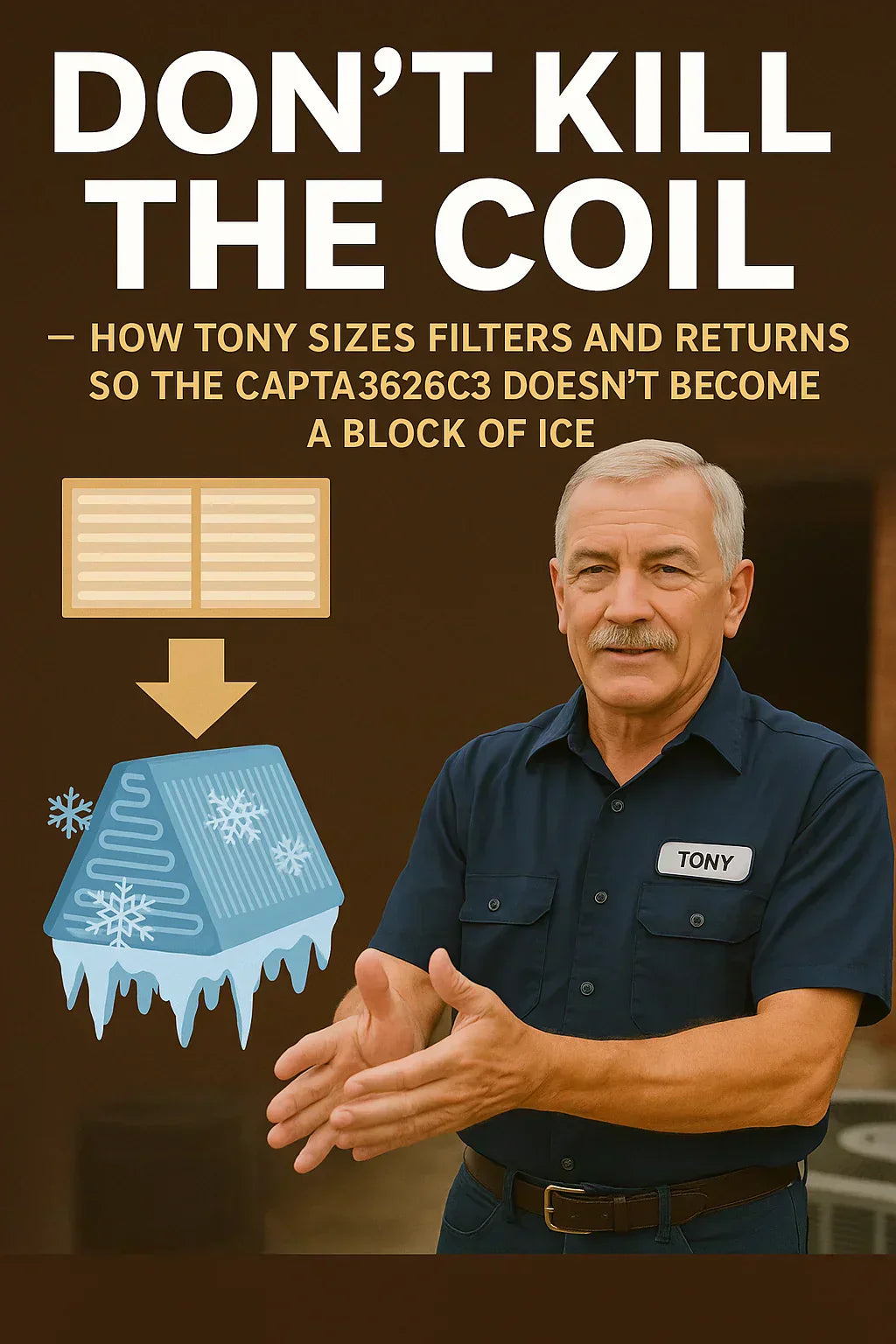 Don’t Kill the Coil — How Tony Sizes Filters and Returns So the CAPTA3626C3 Doesn’t Become a Block of Ice