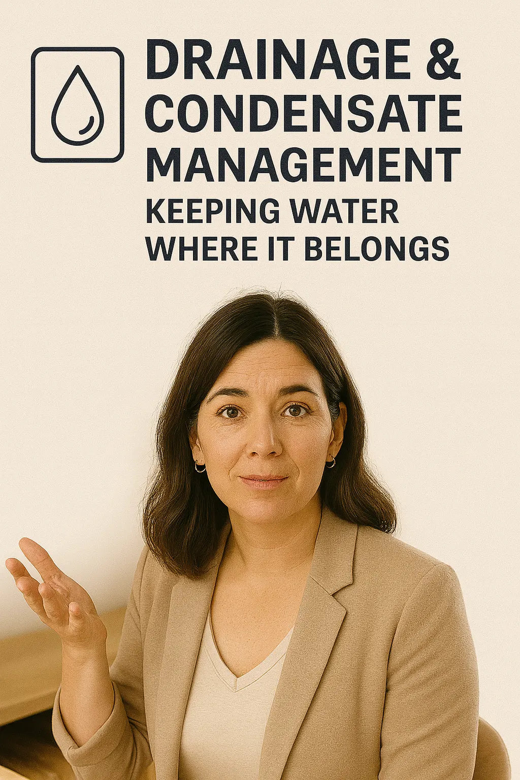 Drainage & Condensate Management Keeping Water Where It Belongs