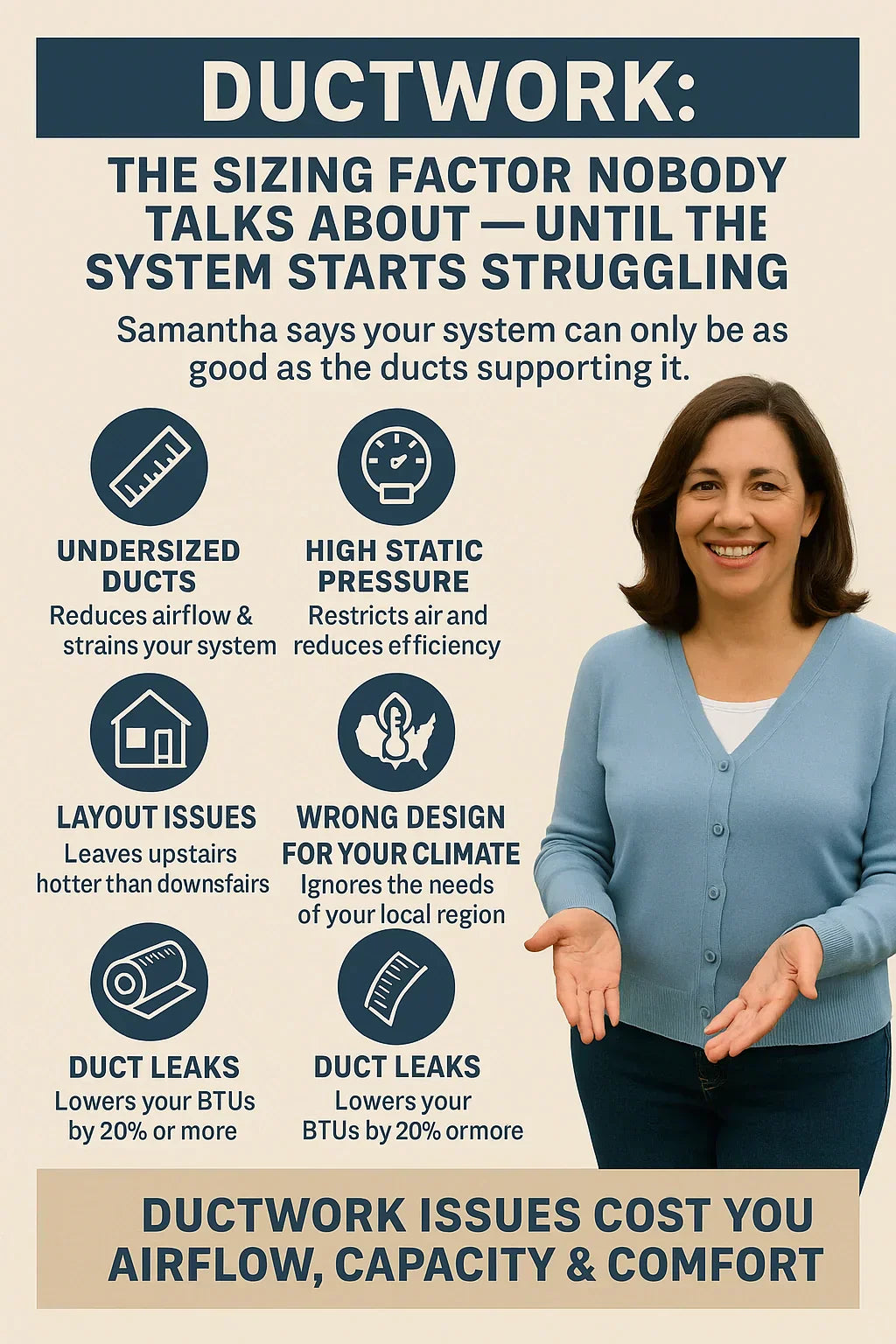 Ductwork: The Sizing Factor Nobody Talks About — Until Their System Starts Struggling