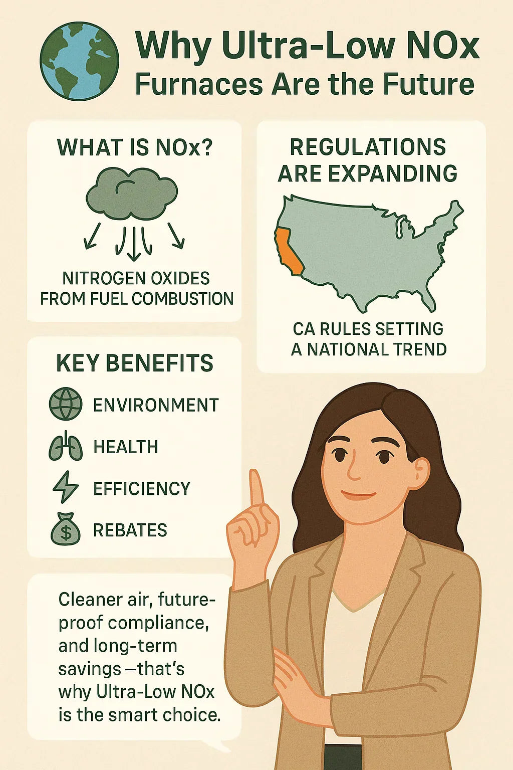 Eco-Friendly Heating: Why Ultra-Low NOx Furnaces Are the Future