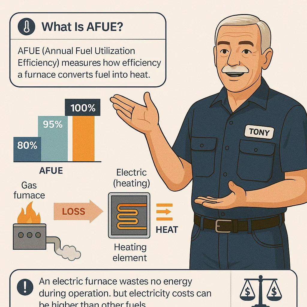 Electric Furnace Efficiency Explained: What 100% AFUE Really Means