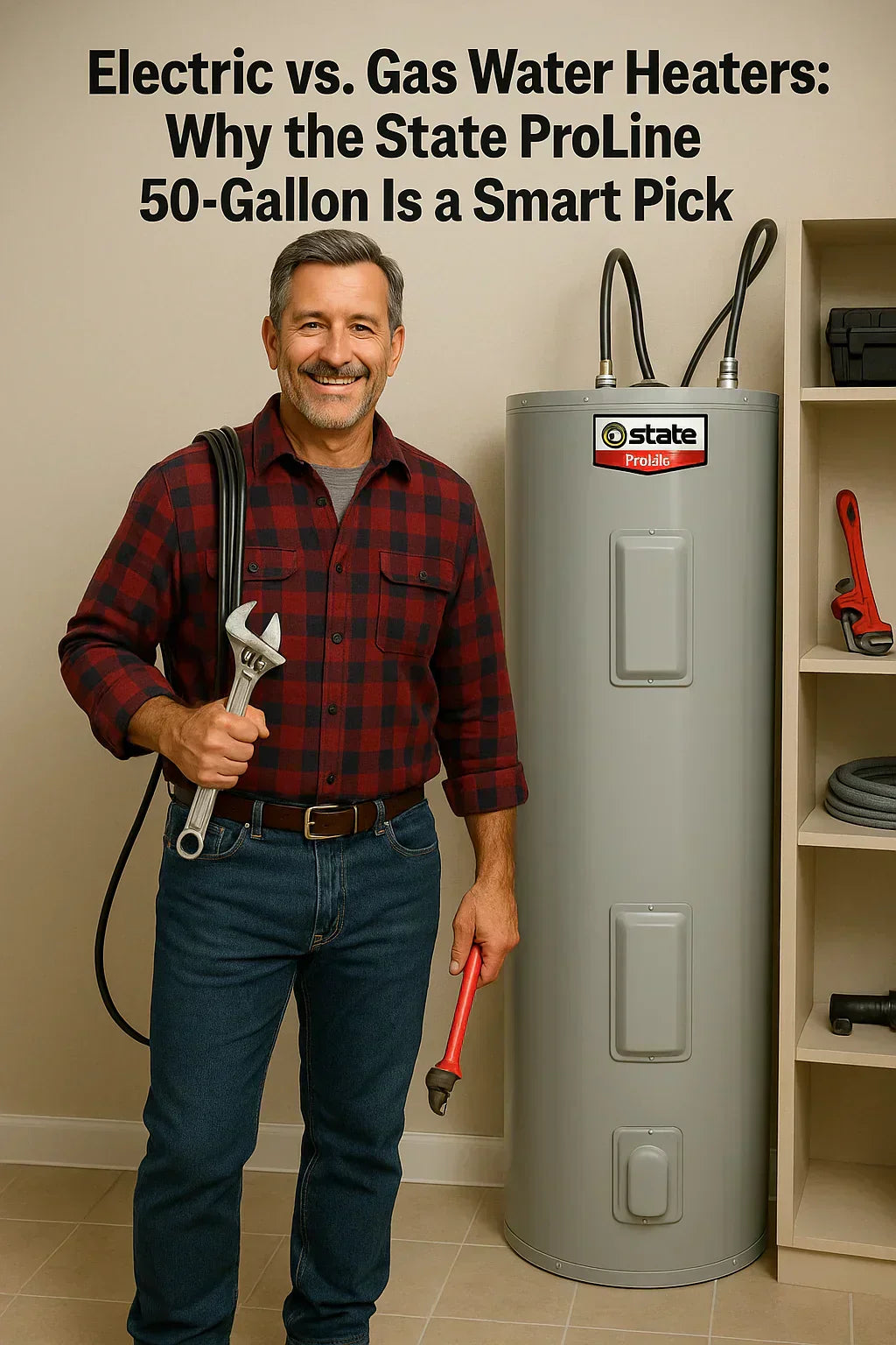 Electric vs. Gas Water Heaters: Why the State ProLine 50‑Gallon Is a Smart Pick