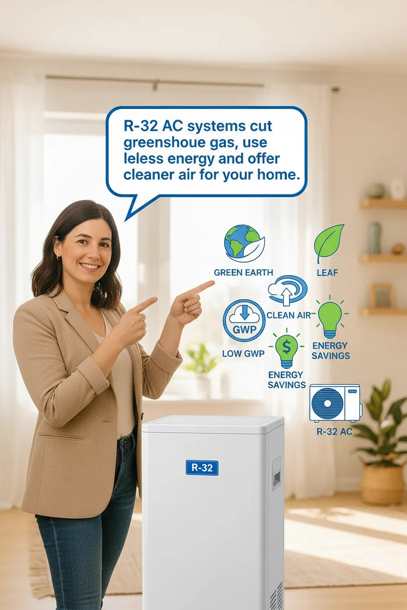 Environmental Benefits of Choosing an R-32 Packaged AC System
