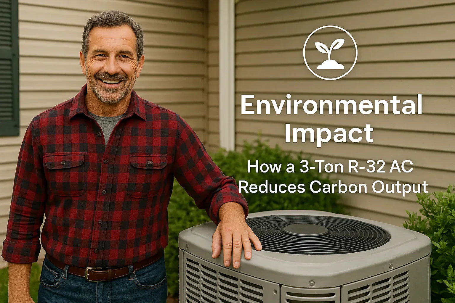 Environmental Impact: How a 3-Ton R-32 AC Reduces Carbon Output