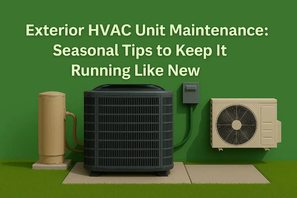 Exterior HVAC Unit Maintenance: Seasonal Tips to Keep It Running Like New