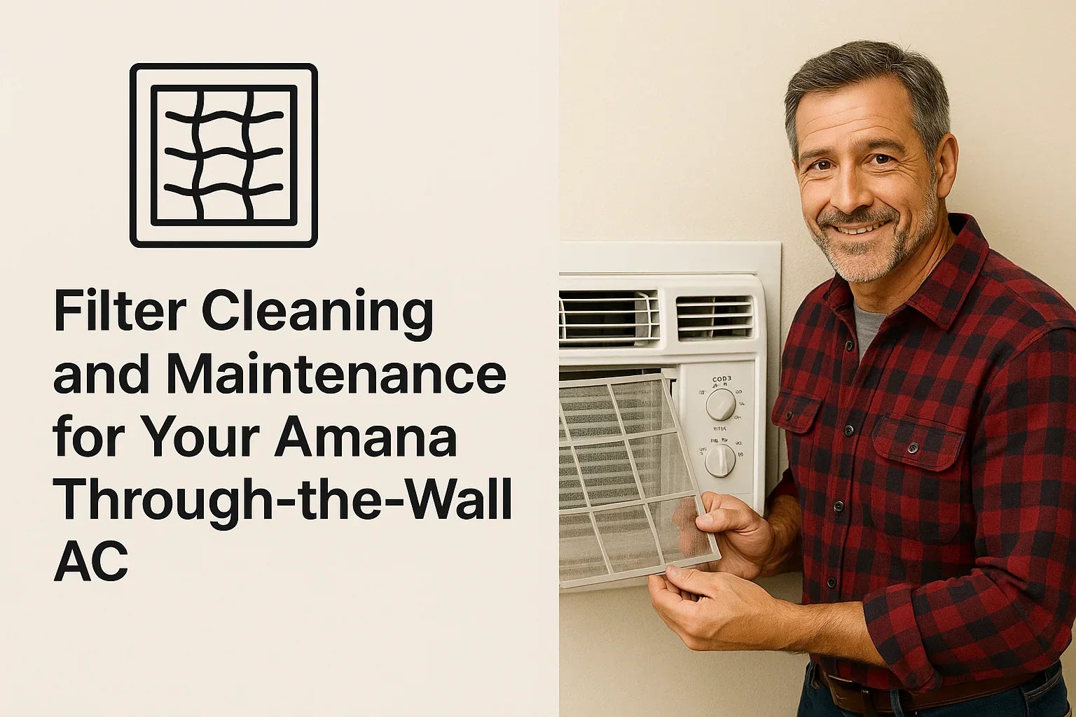 Filter Cleaning and Maintenance for Your Amana Through-the-Wall AC