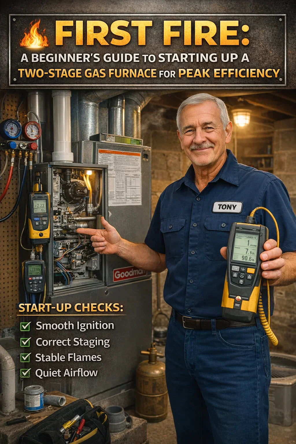 First Fire: A Beginner’s Guide to Starting Up a Two-Stage Gas Furnace for Peak Efficiency