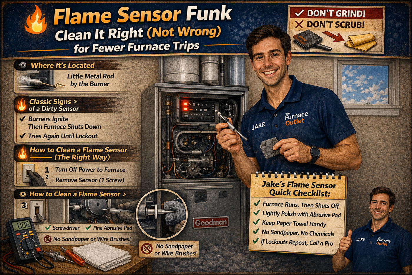 Flame Sensor Funk: Clean It Right (Not Wrong) for Fewer Trips