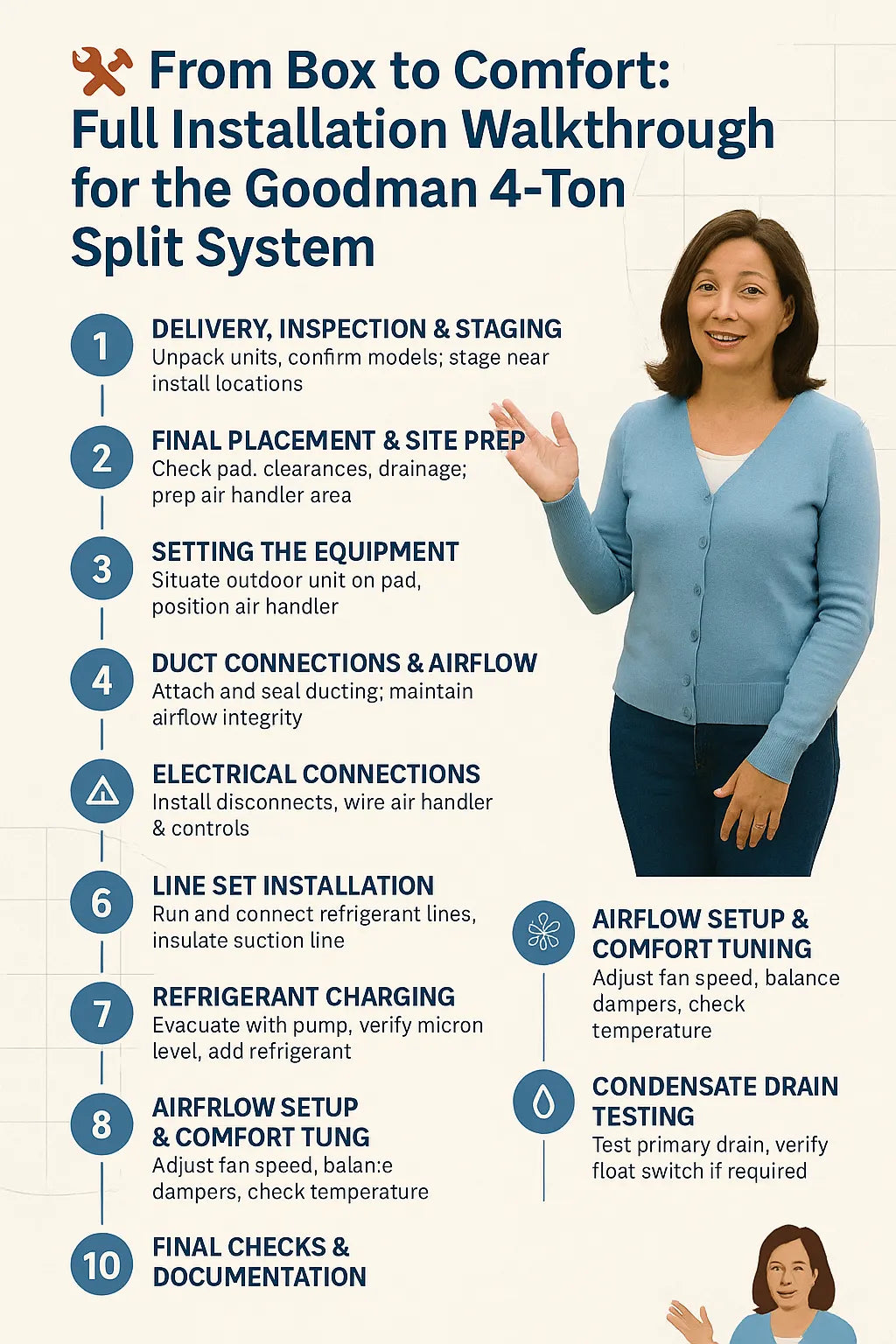 From Box to Comfort: Full Installation Walkthrough for the Goodman 4-Ton Split System