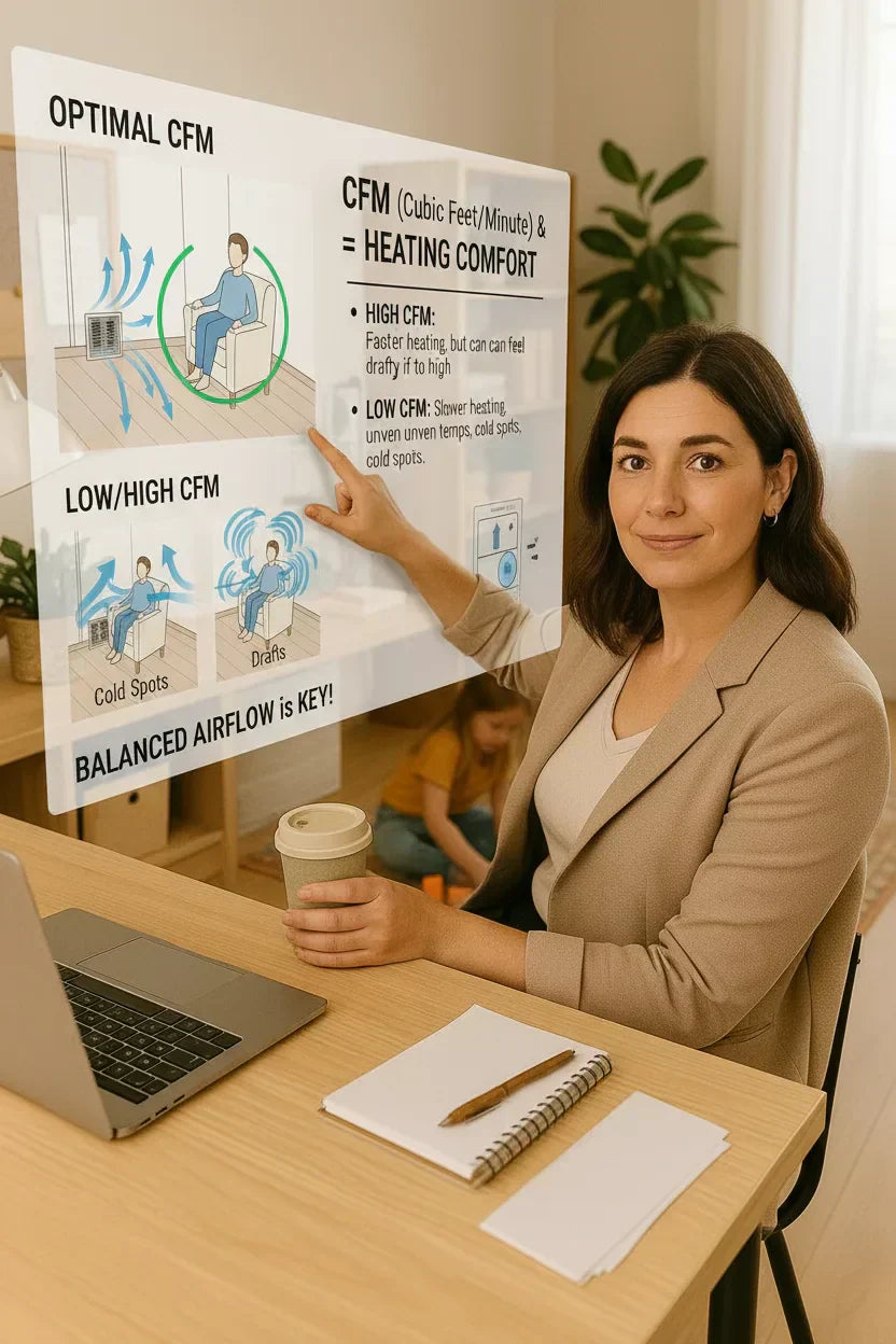 From CFM to Comfort — How Airflow Shapes Heating Performance (and Why It’s More Important Than You Think)