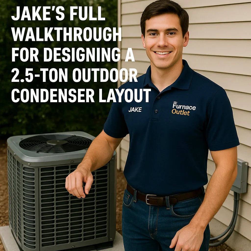From Pad to Panel: Jake’s Full Walkthrough for Designing a 2.5-Ton Outdoor Condenser Layout