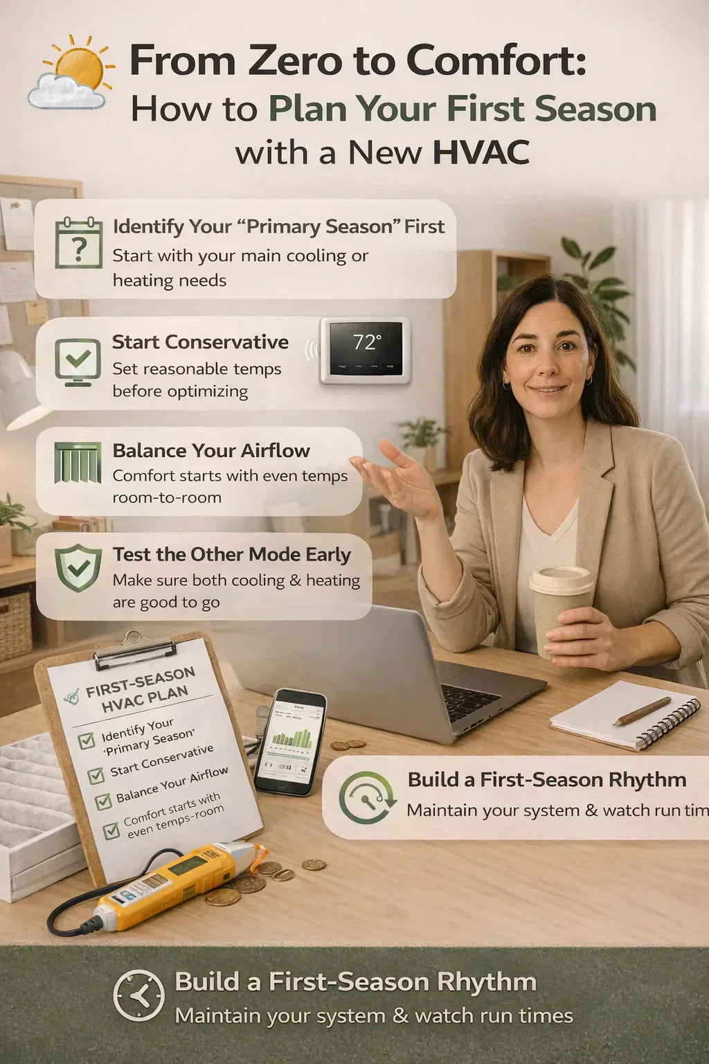 From Zero to Comfort: How to Plan Your First Season with a New HVAC