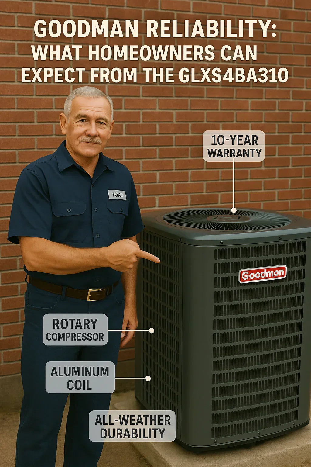 Goodman Reliability: What Homeowners Can Expect from the GLXS4BA3610