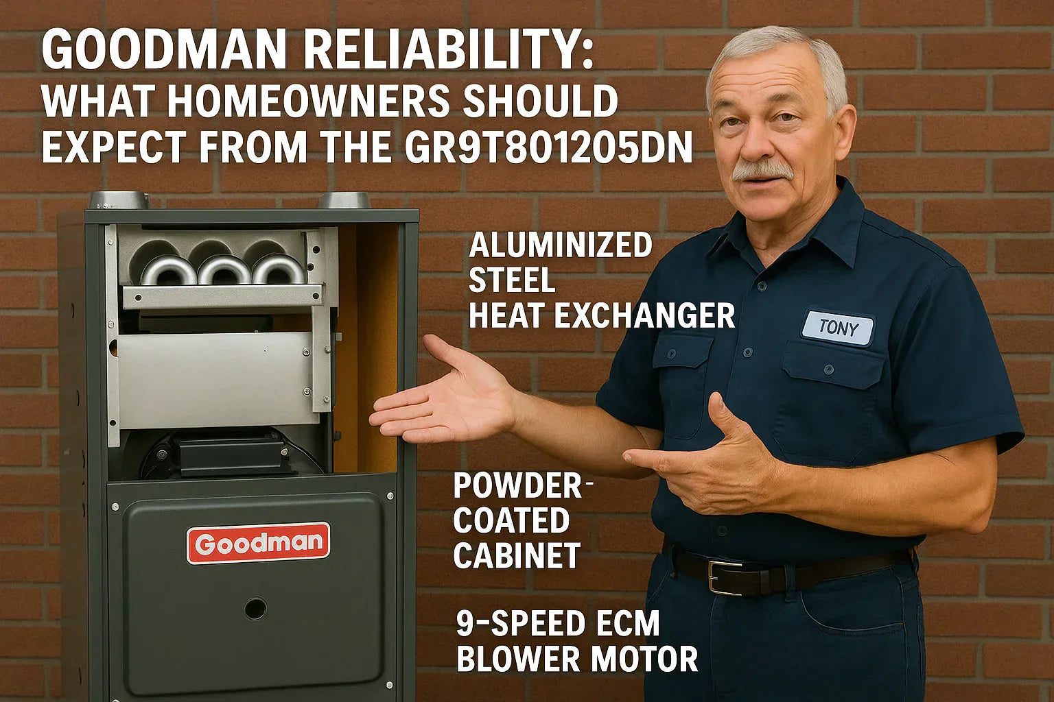 Goodman Reliability: What Homeowners Should Expect from the GR9T801205DN