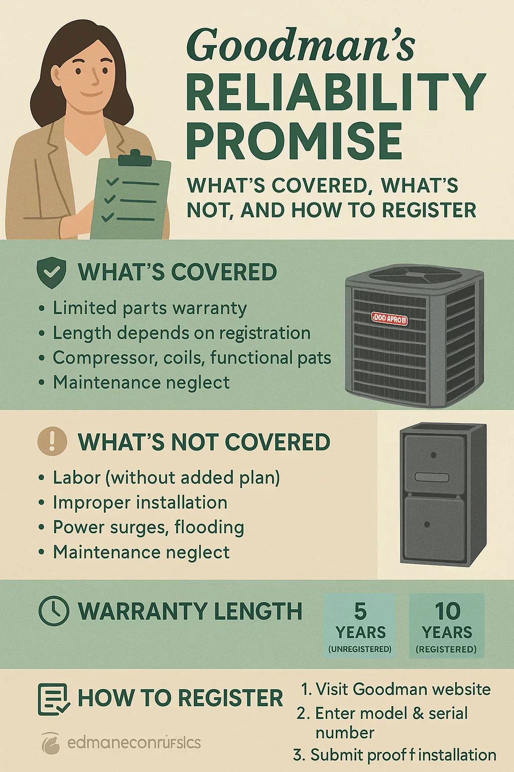 Goodman's Reliability Promise: Comprehending the Coverage and Terms of the Warranty