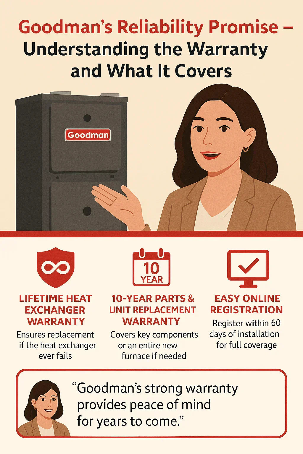 Goodman's Reliability Promise: An Overview of the Coverage and Terms of the Warranty