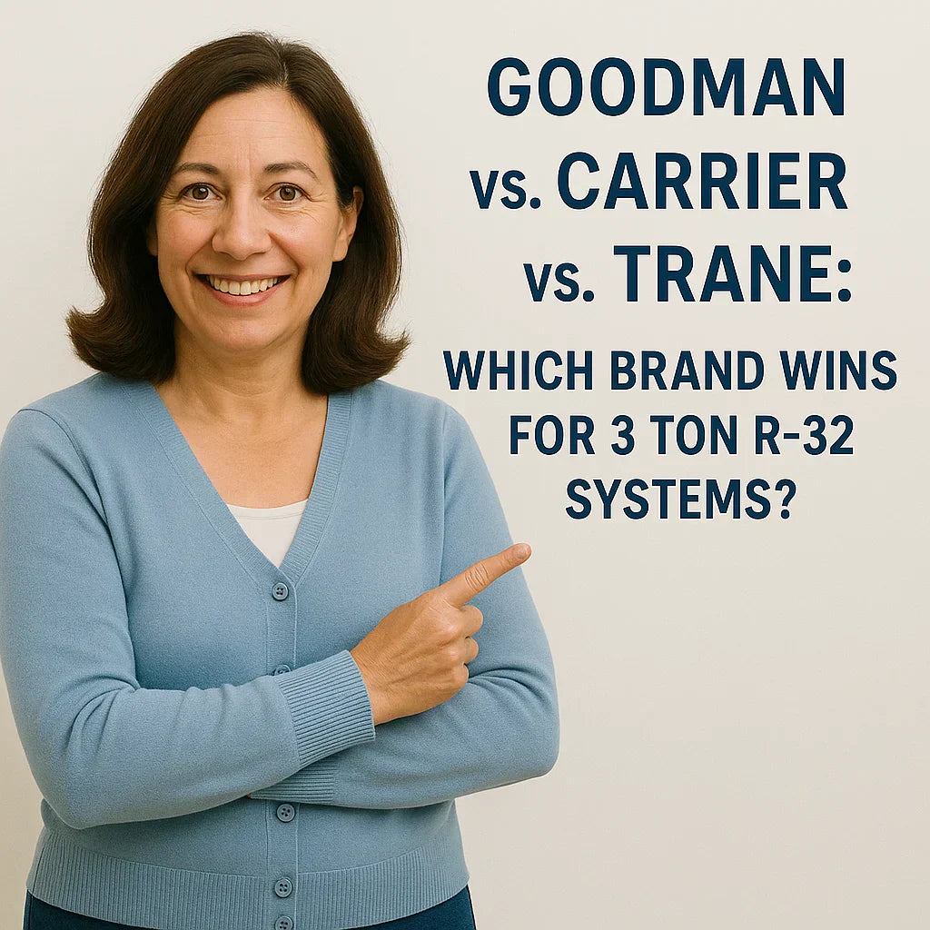 Goodman vs. Carrier vs. Trane: Which Brand Wins for 3 Ton R-32 Systems?