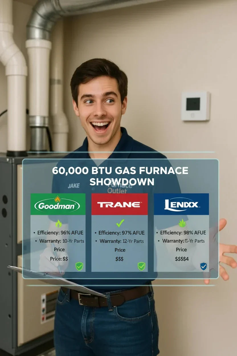 Goodman vs. Trane vs. Lennox Which 60,000 BTU Gas Furnace Wins