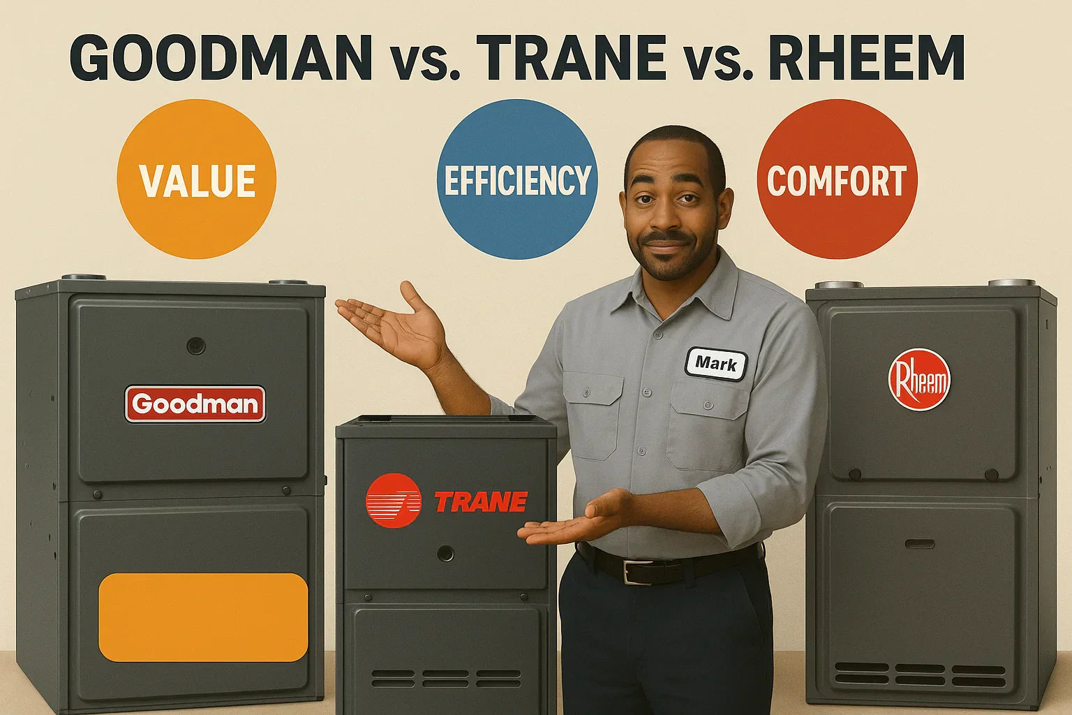 Goodman vs. Trane vs. Rheem Which Gas Furnace Offers the Best Value in 2025