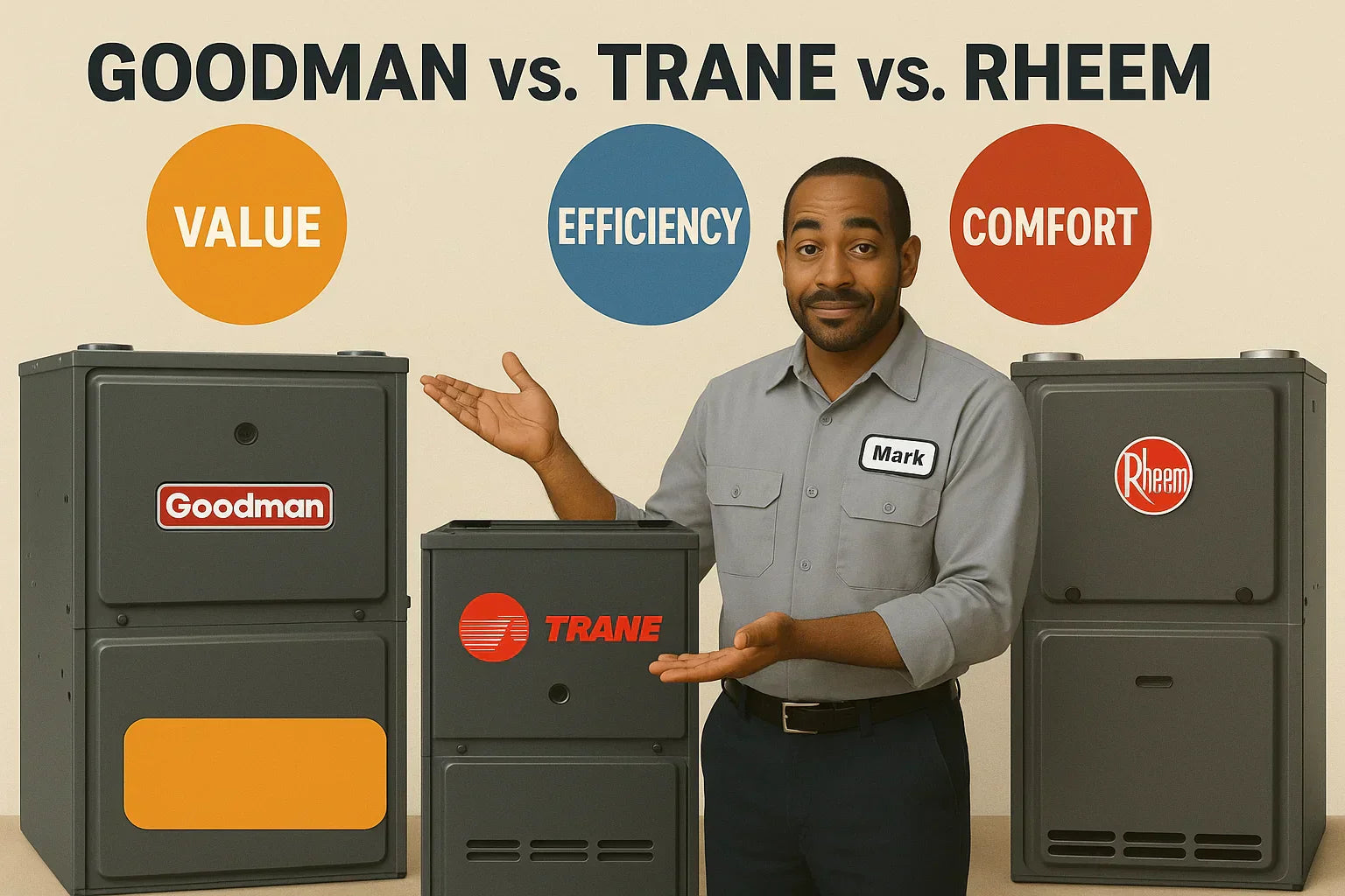Goodman vs. Trane vs. Rheem: Which Gas Furnace Offers the Best Value in 2025?
