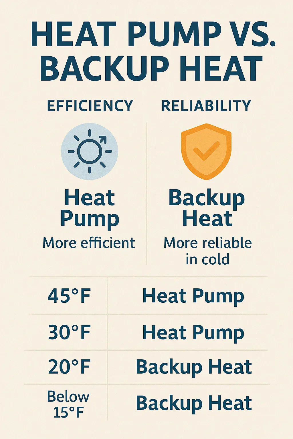 Heat Pump + Electric Heat Backup: Why the Combo Matters for Cold-Climate Comfort