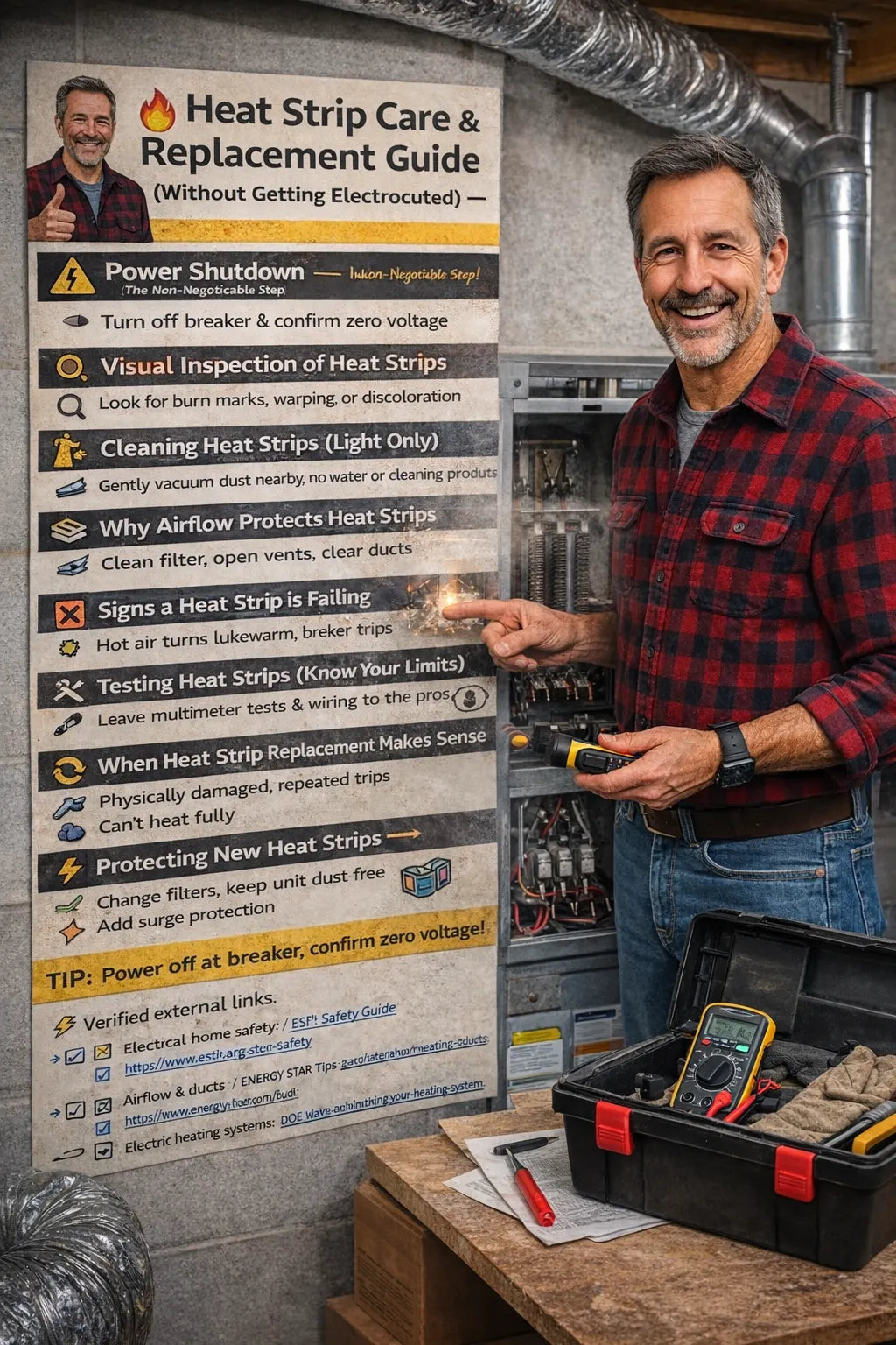 Heat Strip Care & Replacement Guide (Without Getting Electrocuted)