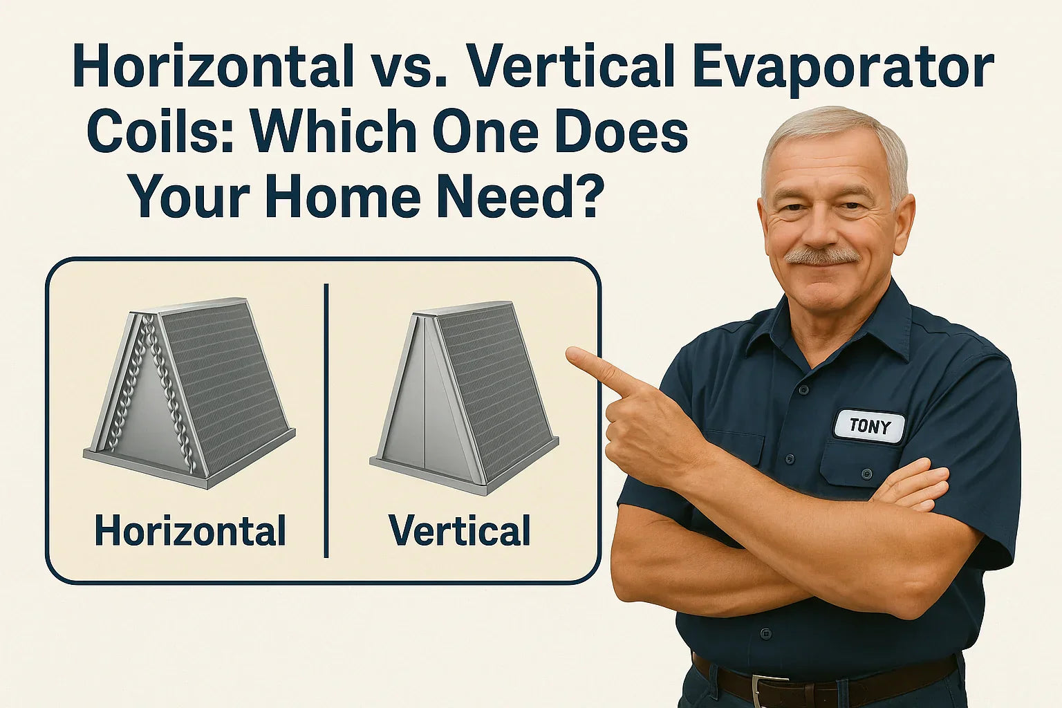 Horizontal vs. Vertical Evaporator Coils Which One Does Your Home Need