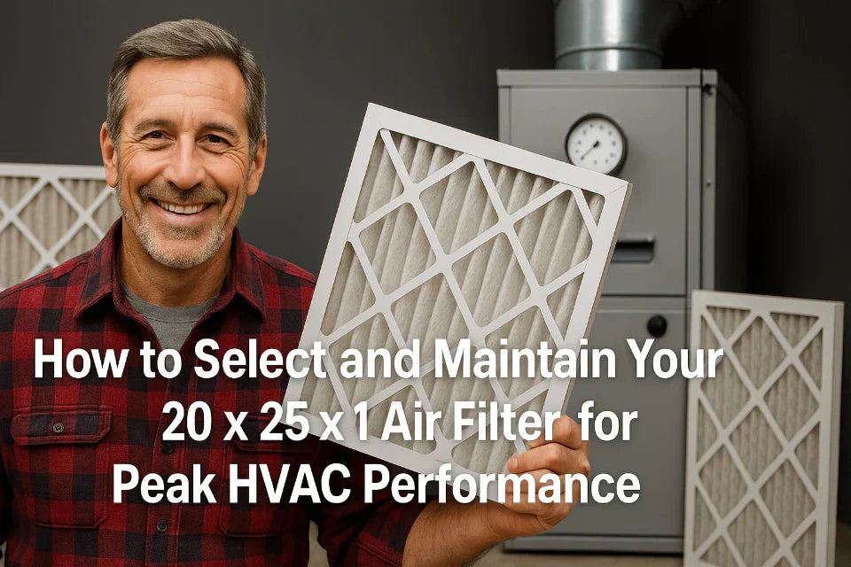 How to Select and Maintain Your 20 x 25 x 1 Air Filter for Peak HVAC Performance