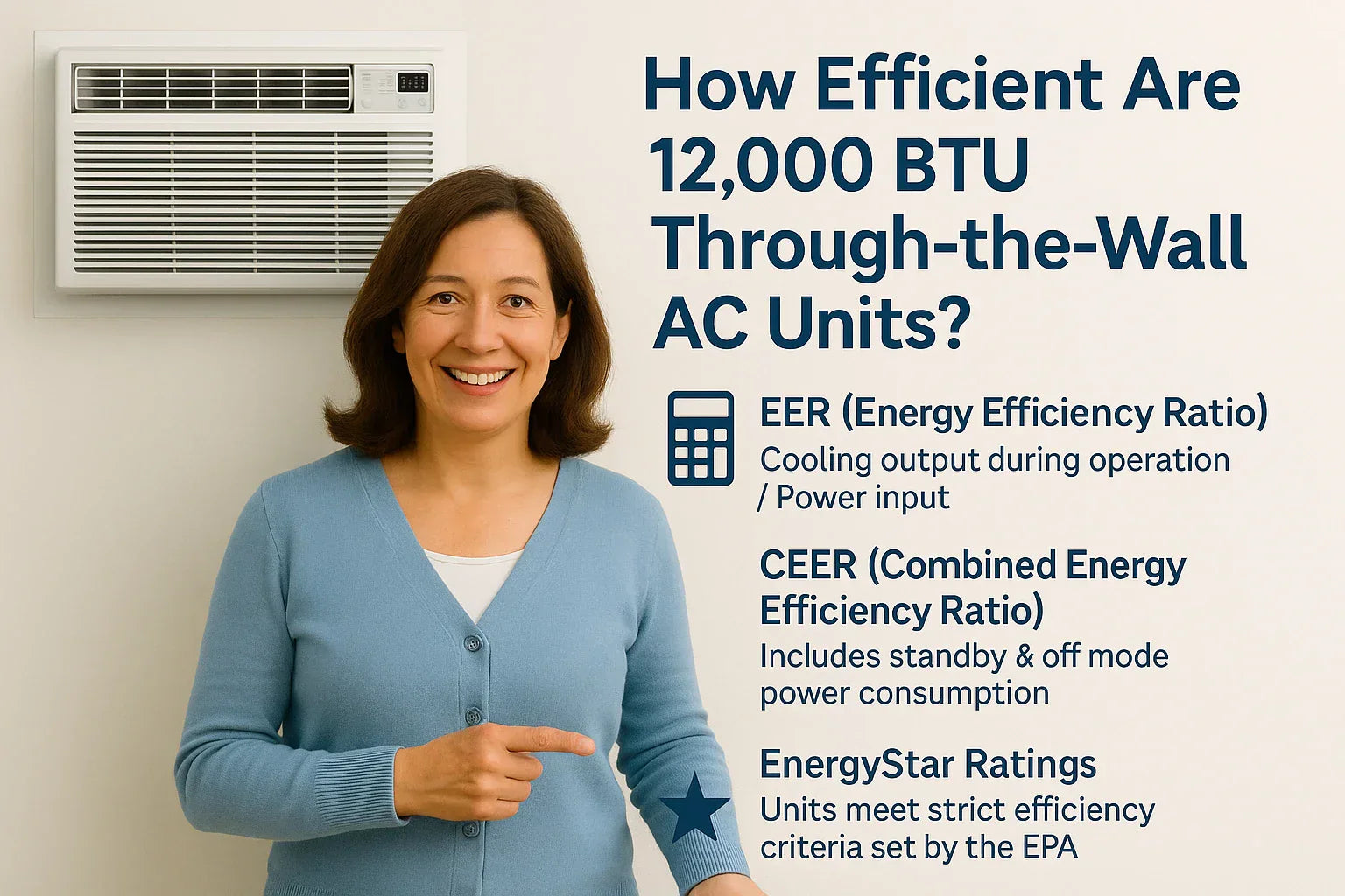How Efficient Are 12,000 BTU Through-the-Wall AC Units Understanding EER, CEER & EnergyStar Ratings
