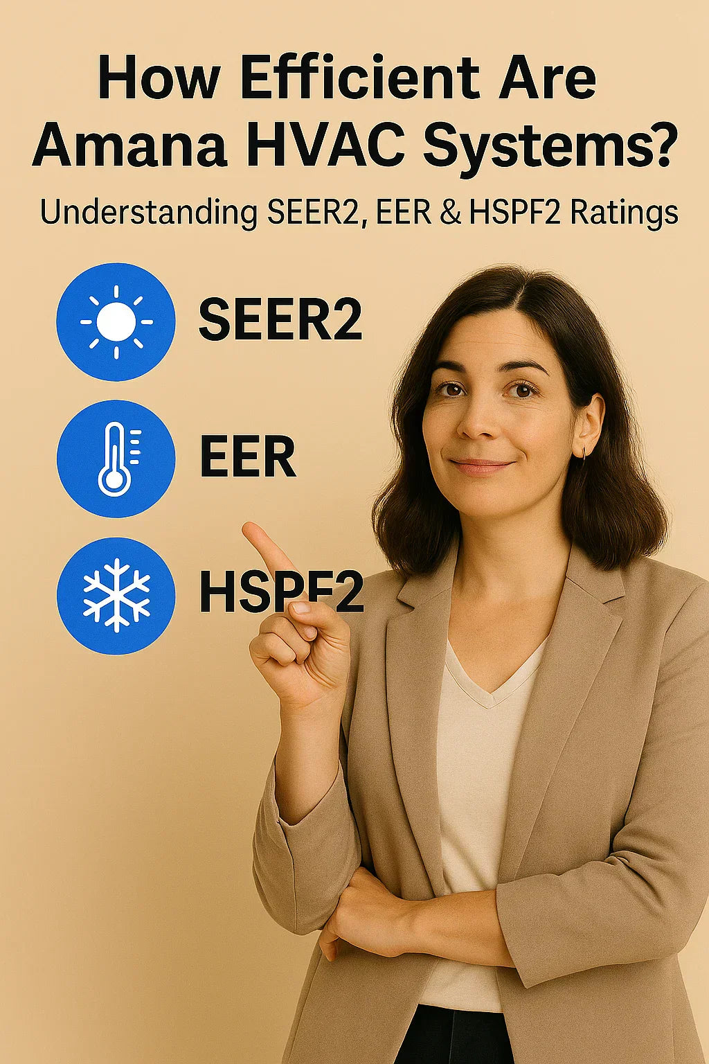 How Efficient Are Amana HVAC Systems Understanding SEER2, EER & HSPF2 Ratings