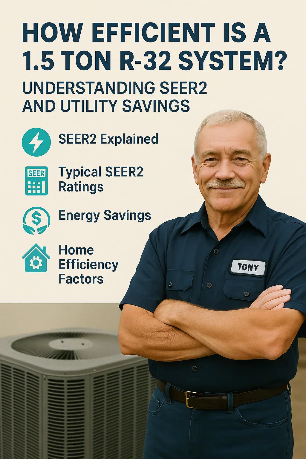 How Efficient Is a 1.5 Ton R-32 System Understanding SEER2 and Utility Savings