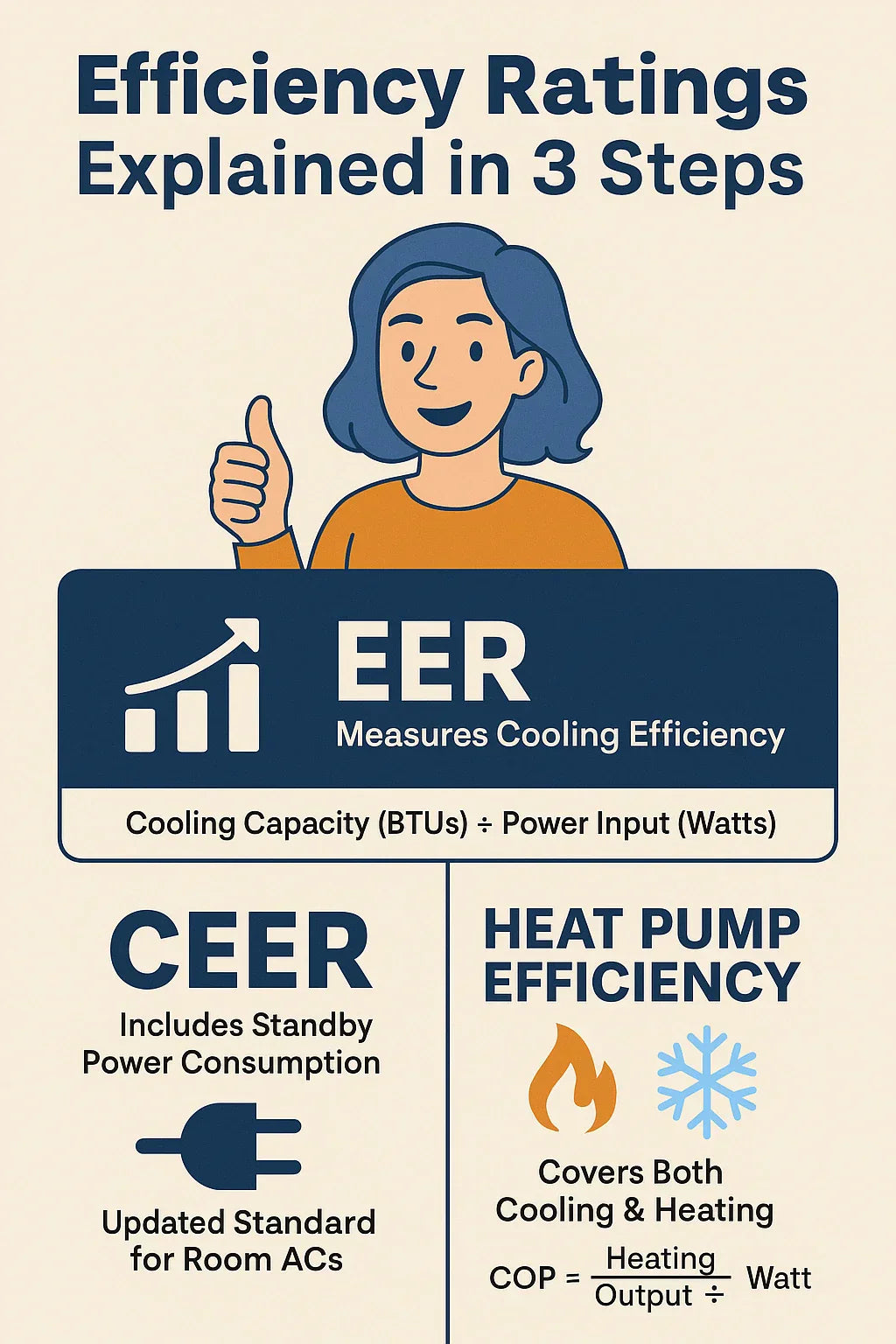 How Efficient Is the GE 8,200 BTU? Understanding EER, CEER & Heat Pump Ratings