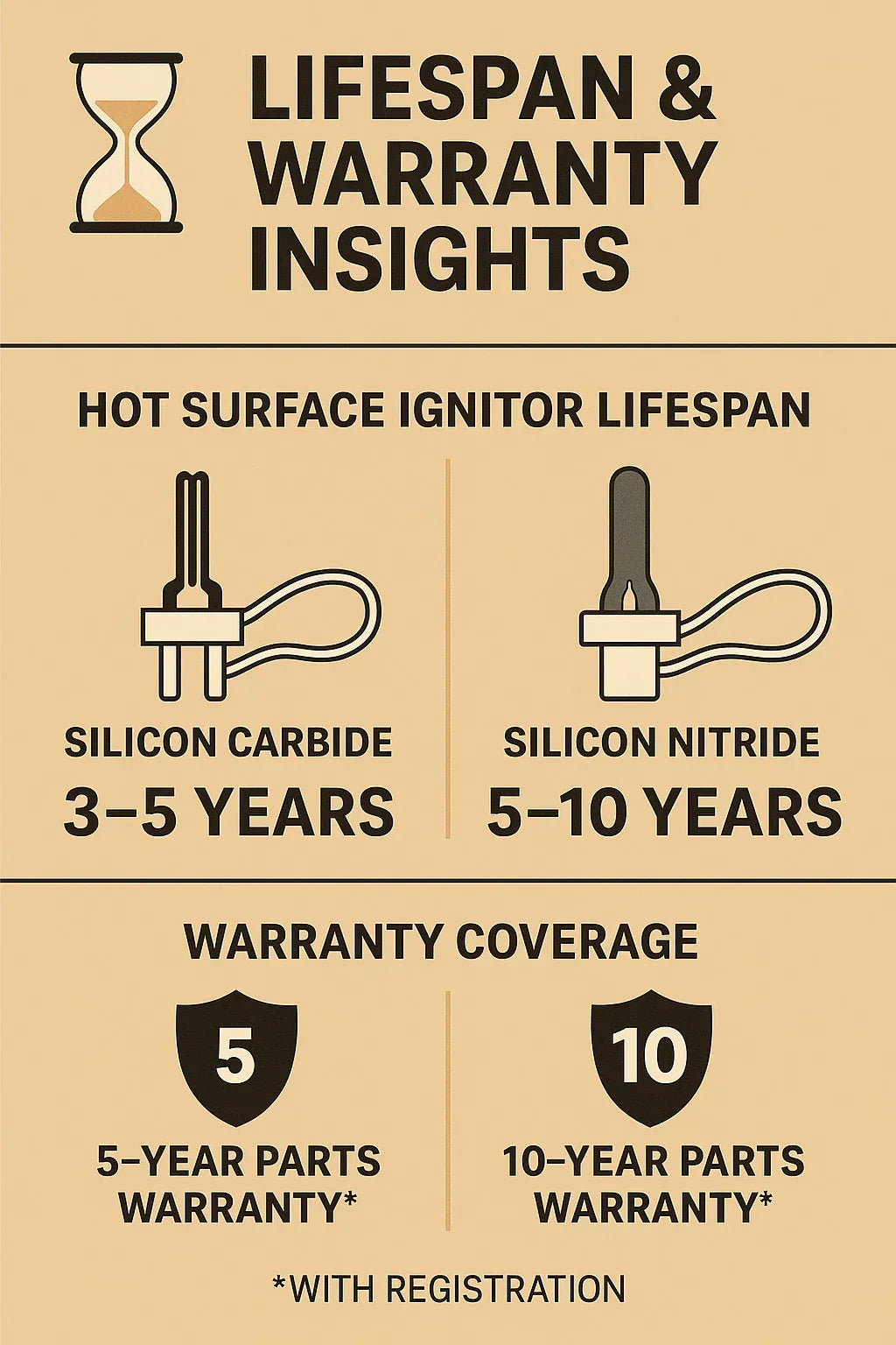 How Long Should a Hot Surface Ignitor Last? Lifespan & Warranty Insights