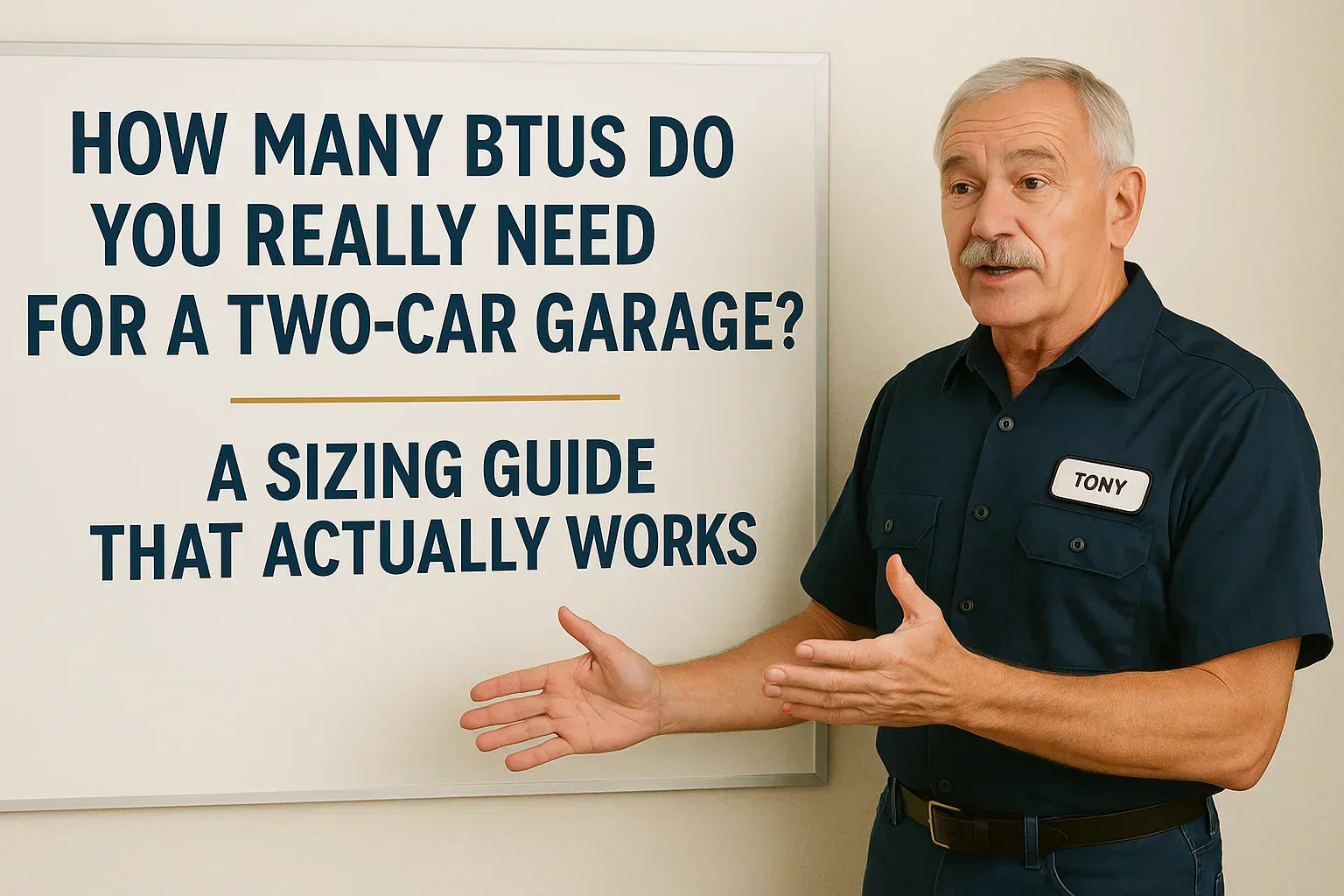 How Many BTUs Do You Really Need for a Two-Car Garage? A Sizing Guide That Actually Works