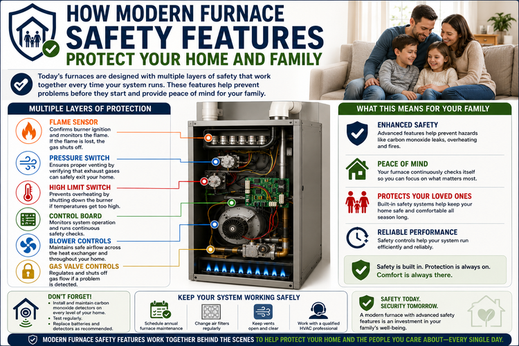 How Modern Furnace Safety Features Protect Your Home and Family