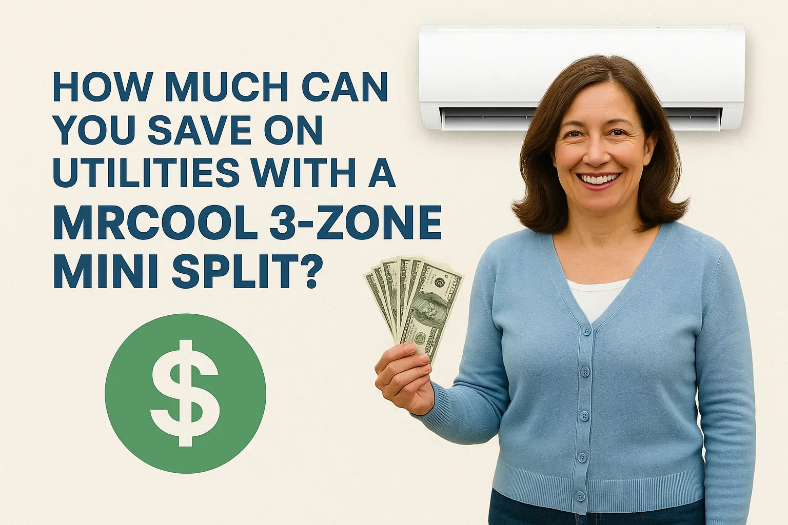How Much Can You Save on Utilities with a MRCOOL 3-Zone Mini Split?