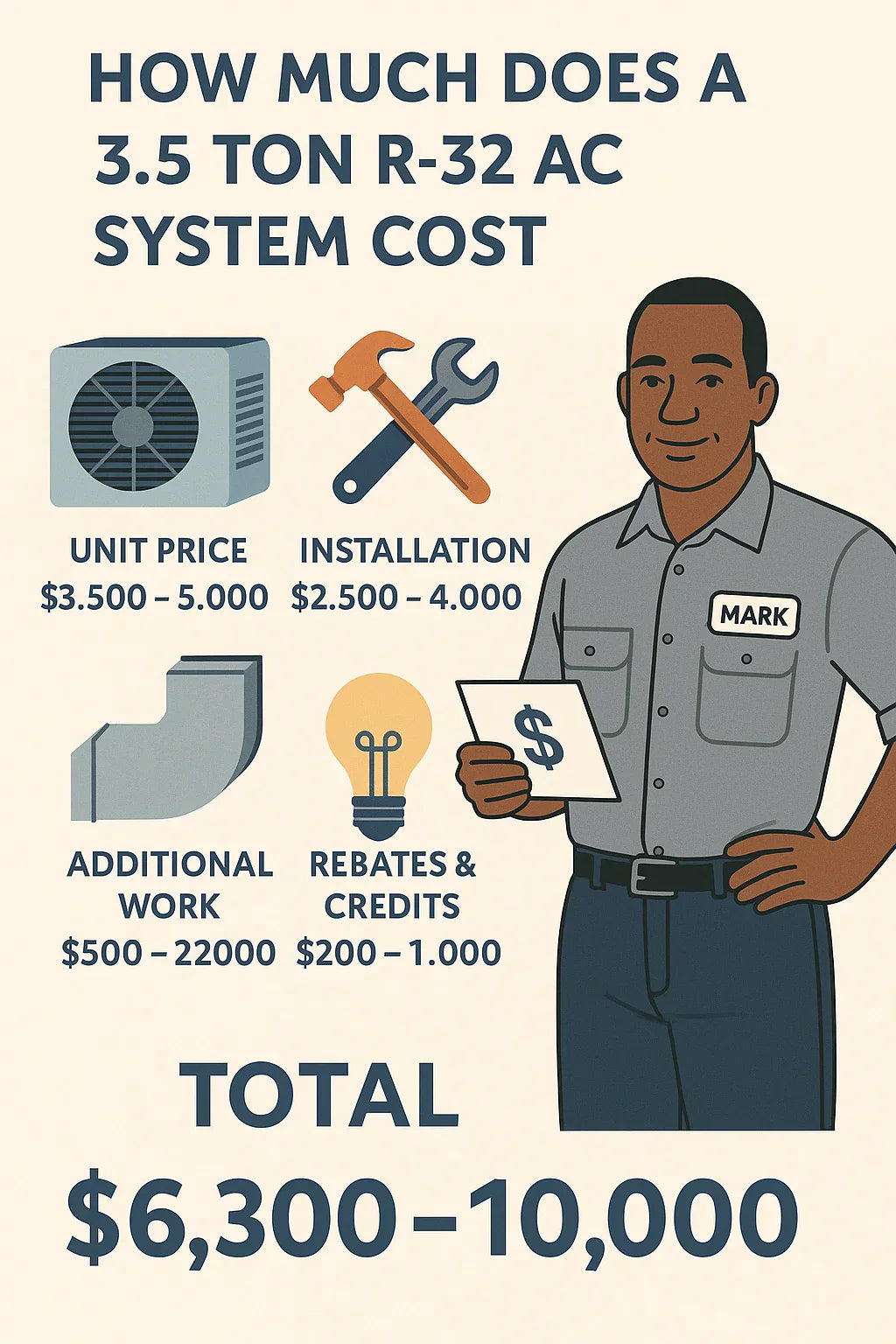 How Much Does a 3.5 Ton R-32 AC System Cost Real-World Budgeting Tips