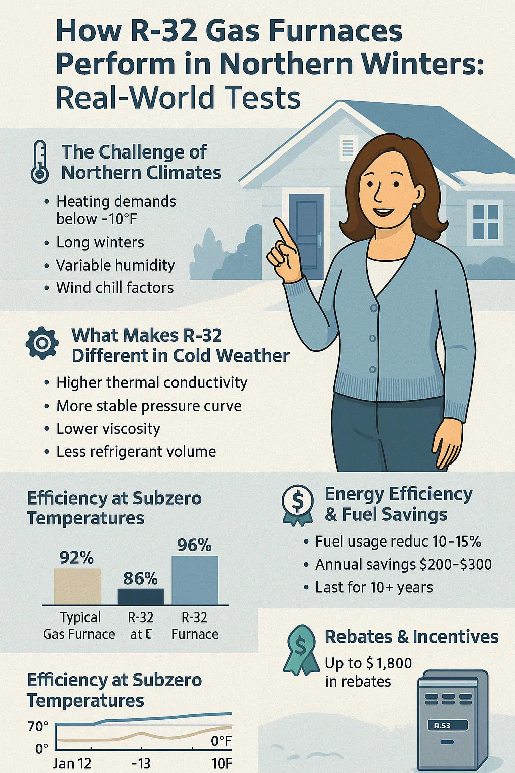How R-32 Gas Furnaces Perform in Northern Winters: Real-World Tests