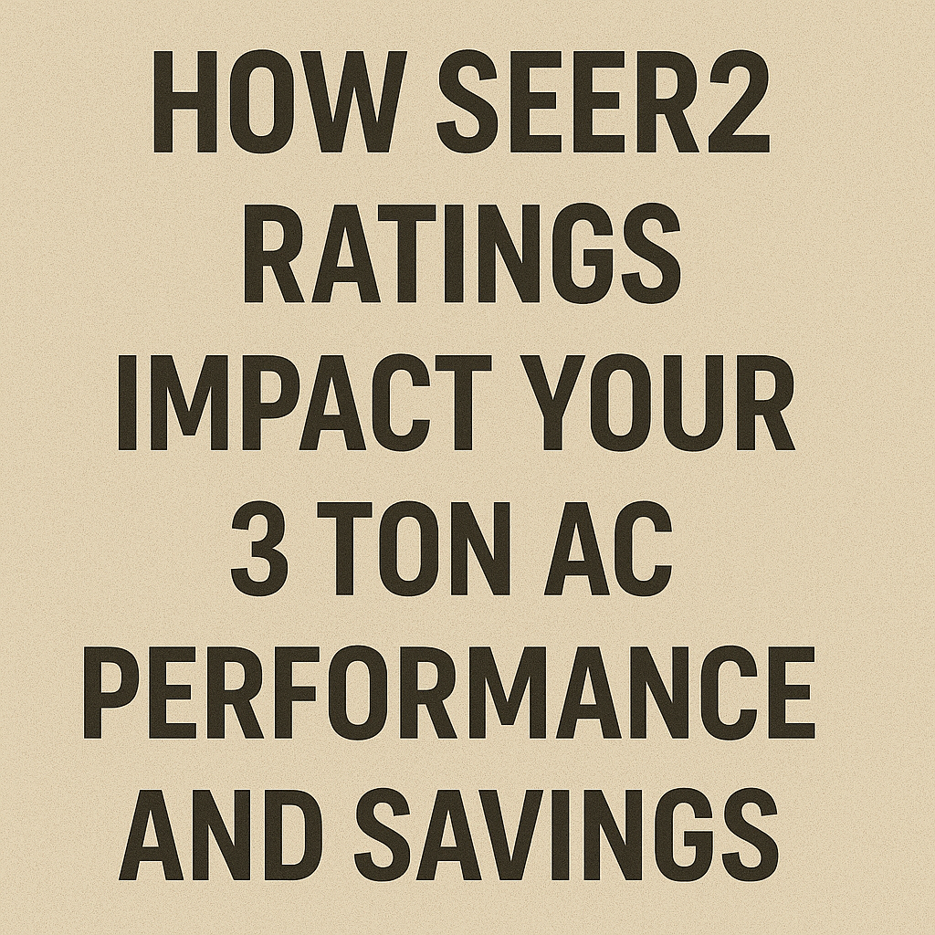 How SEER2 Ratings Impact Your 3 Ton AC Performance and Savings