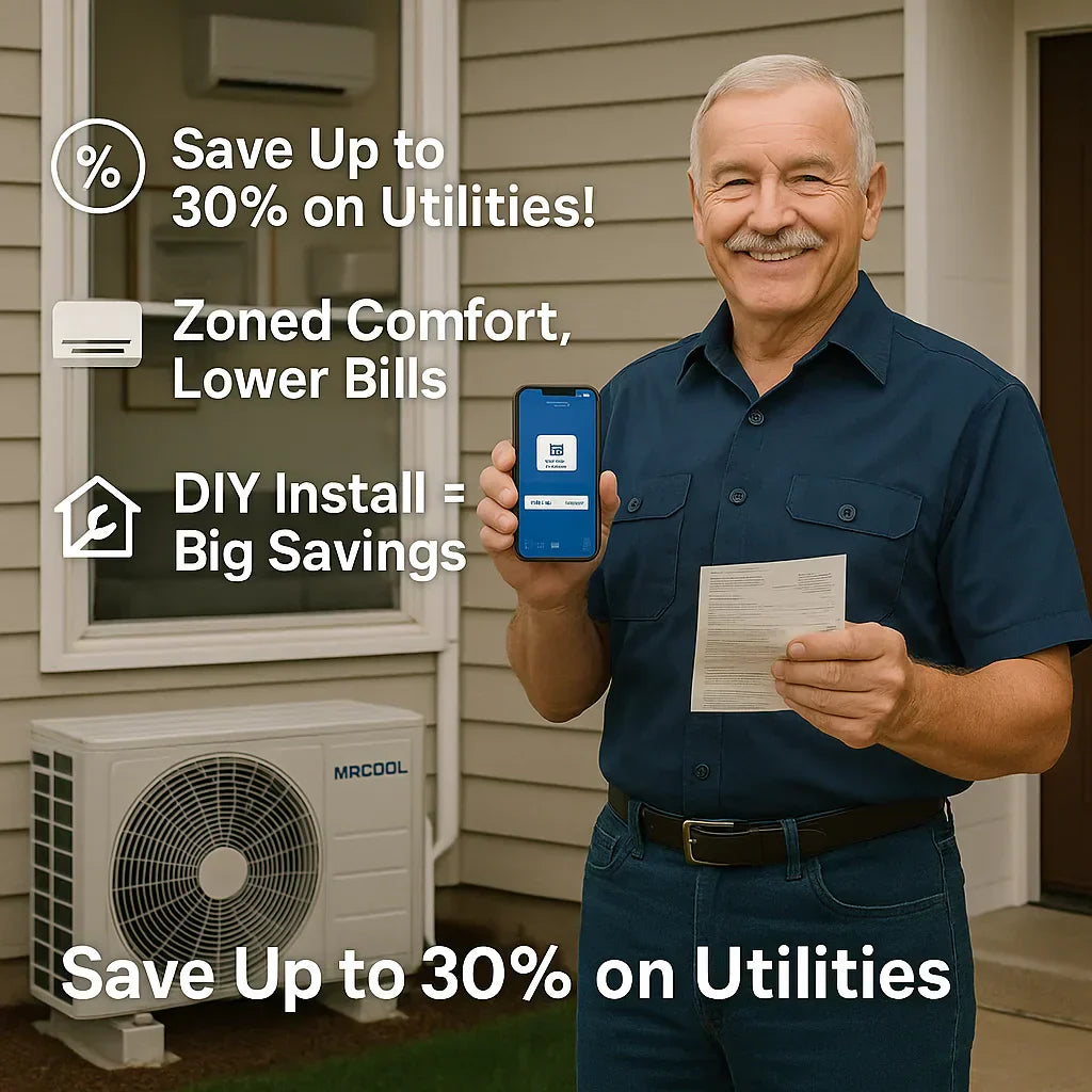How the MRCOOL DIY 4-Zone System Saves Money on Utilities