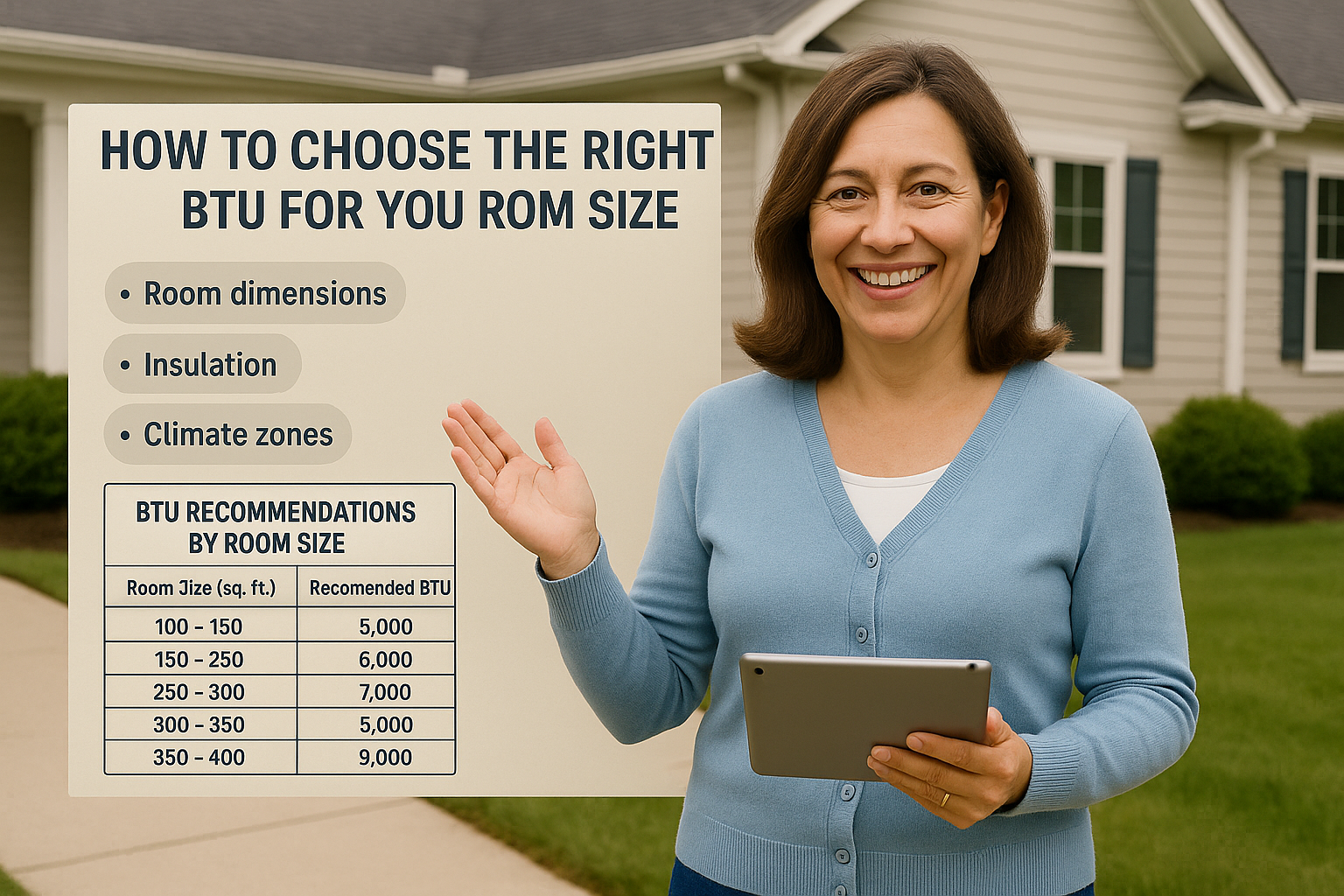How to Choose the Right BTU for Your Room Size