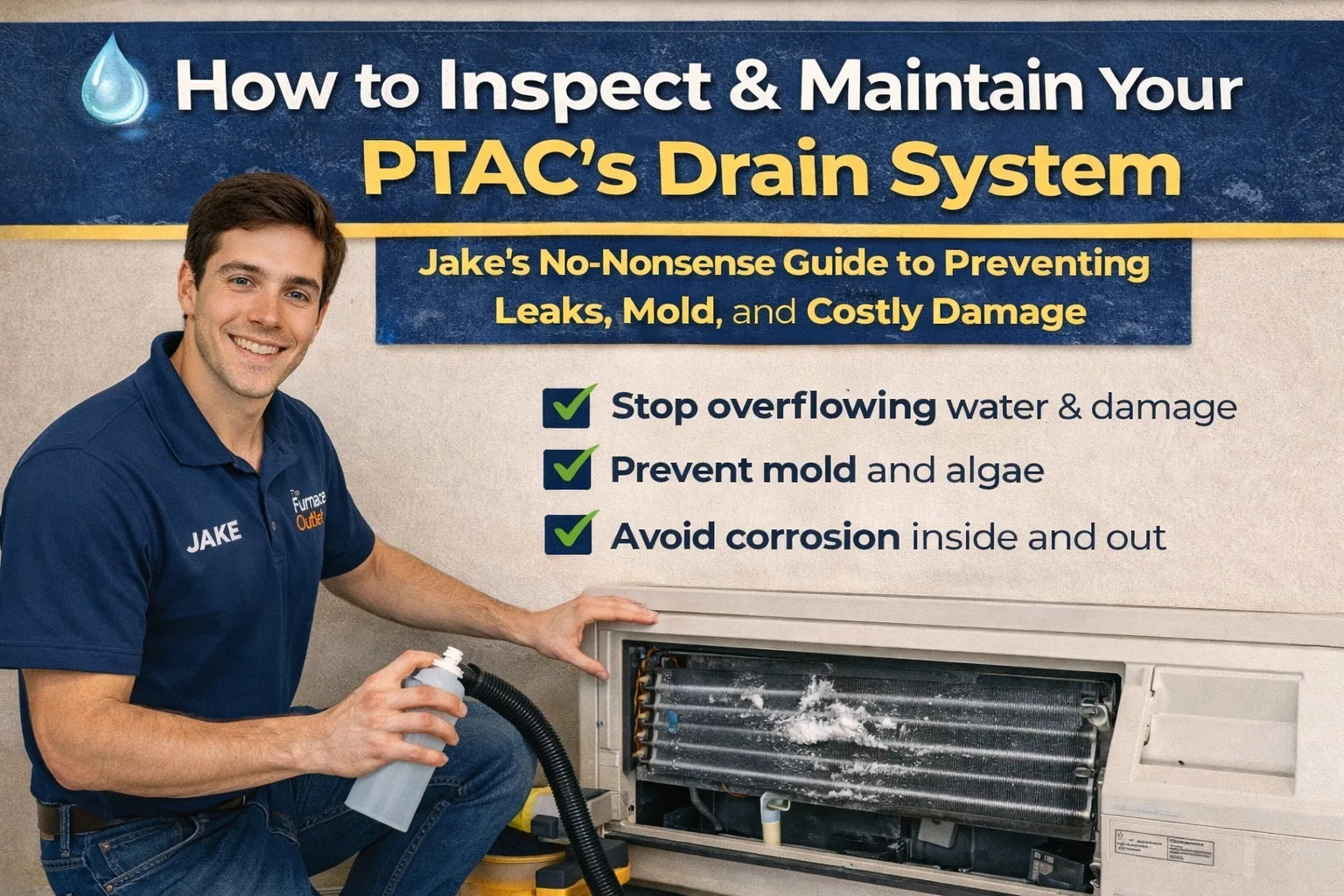 How to Inspect & Maintain Your PTAC’s Drain System