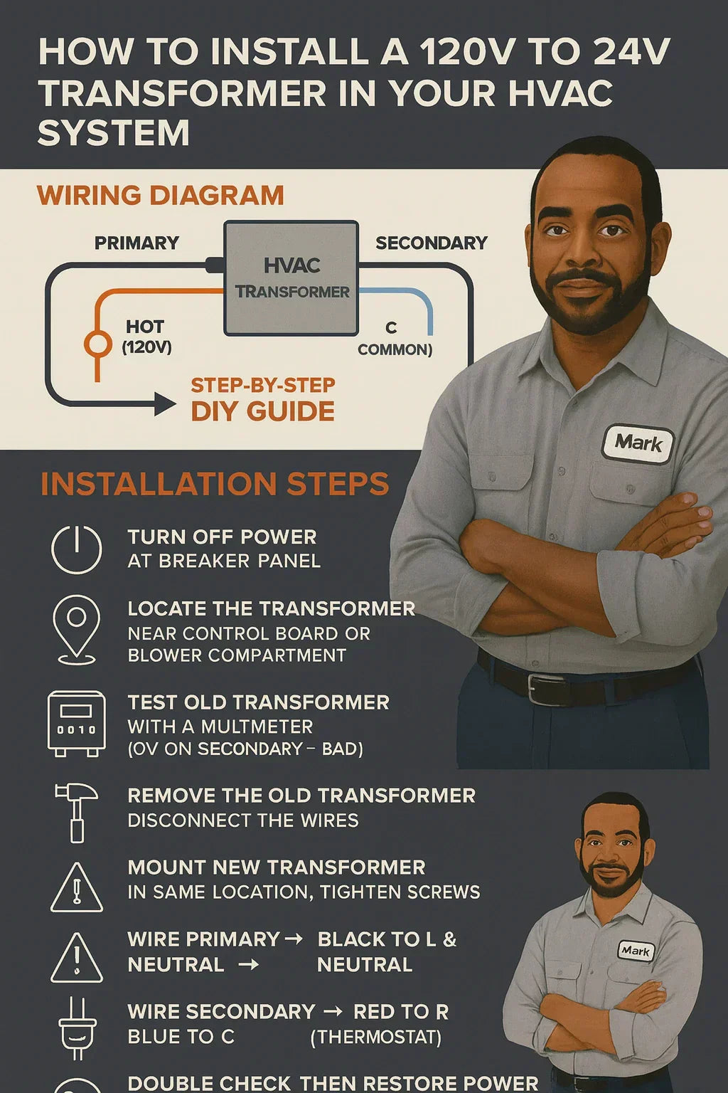 How to Install a 120V to 24V Transformer in Your HVAC System: Step-by-Step DIY Guide