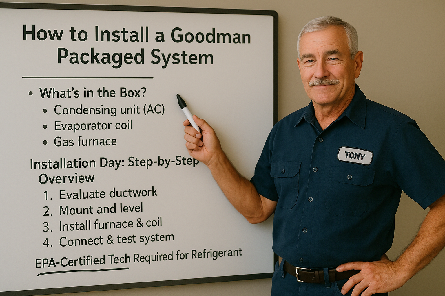 How to Install a Goodman Packaged System - What to Expect