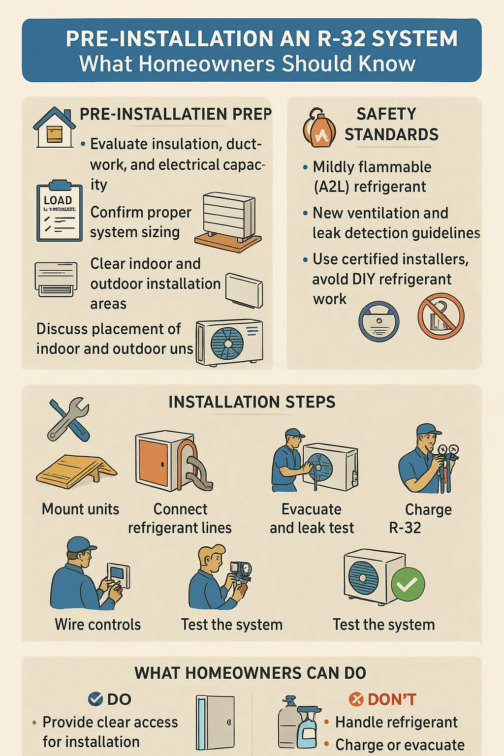 How to Install an R-32 System What Homeowners Should Know