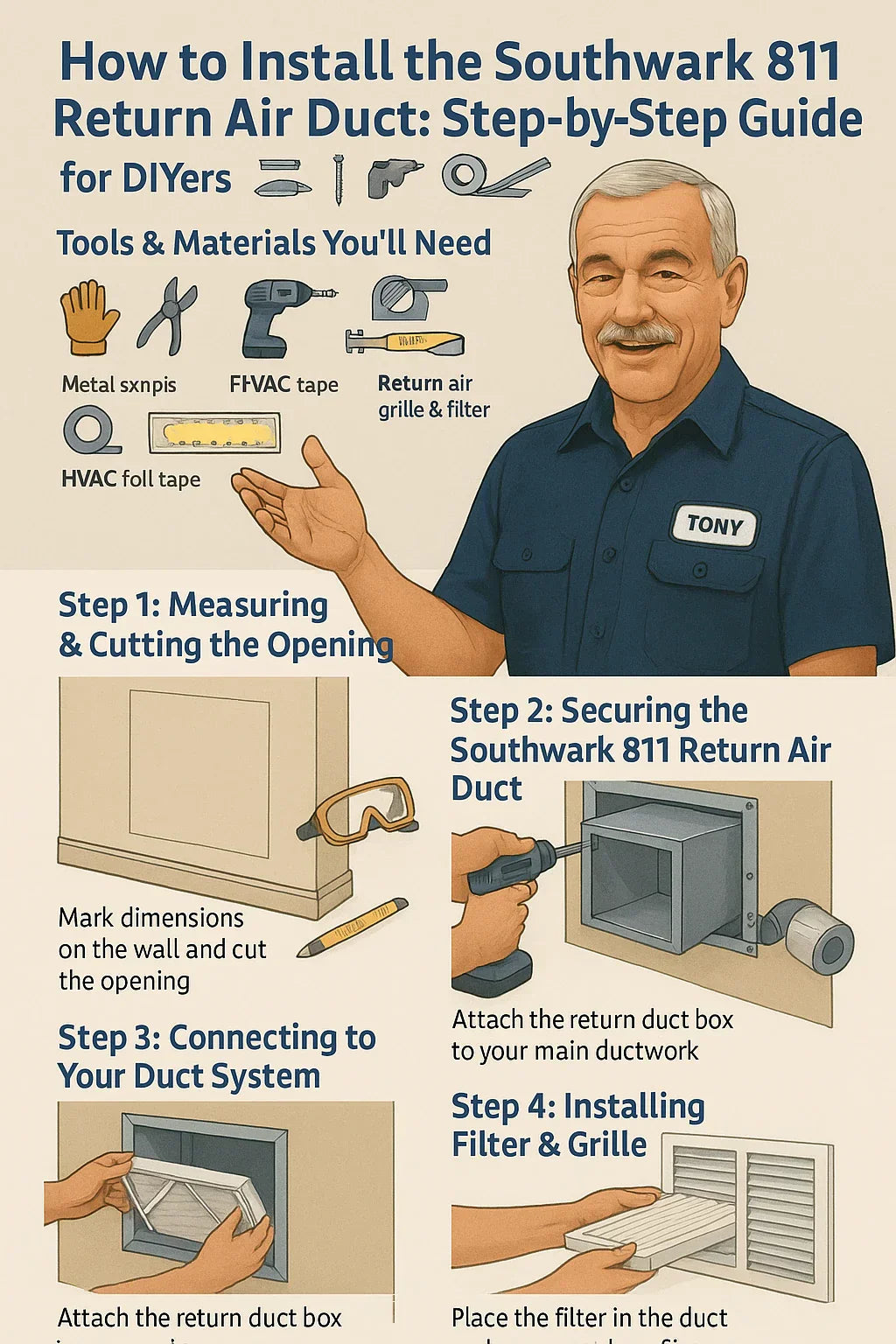 How to Install the Southwark 811 Return Air Duct Step-by-Step Guide for DIYers