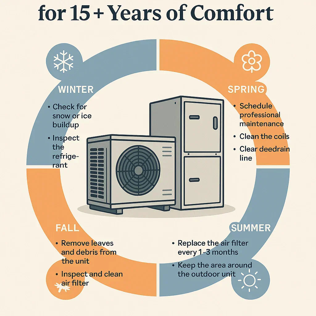 How to Maintain Your 3 Ton Heat Pump for 15+ Years of Comfort
